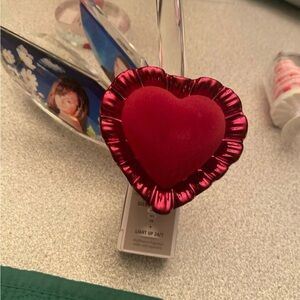 Red Heart Velvet Wallflower